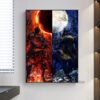 Dark Souls Game Poster Wall Art Canvas Posters Decoration Art Poster Personalized Gift Modern Family bedroom - Dark Souls Gifts
