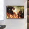 Dark Souls Game Poster Wall Art Canvas Posters Decoration Art Poster Personalized Gift Modern Family bedroom 18 - Dark Souls Gifts