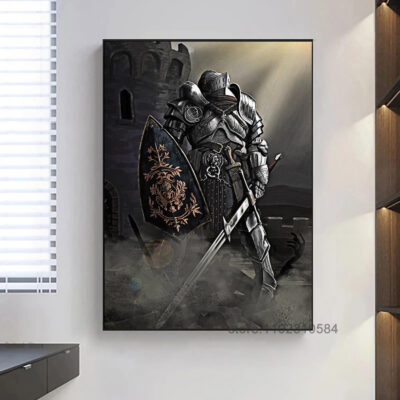 Dark Souls Game Poster Wall Art Canvas Posters Decoration Art Poster Personalized Gift Modern Family bedroom 22 - Dark Souls Gifts
