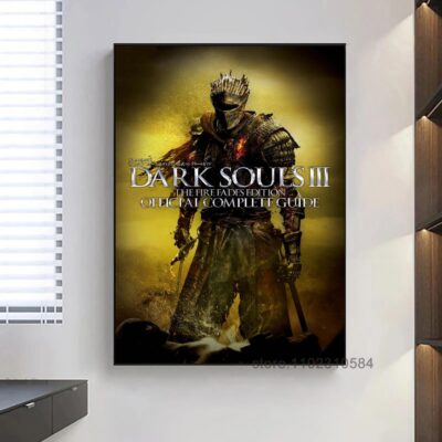 Dark Souls Game Poster Wall Art Canvas Posters Decoration Art Poster Personalized Gift Modern Family bedroom 23 - Dark Souls Gifts