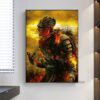 Dark Souls Game Poster Wall Art Canvas Posters Decoration Art Poster Personalized Gift Modern Family bedroom 7 - Dark Souls Gifts